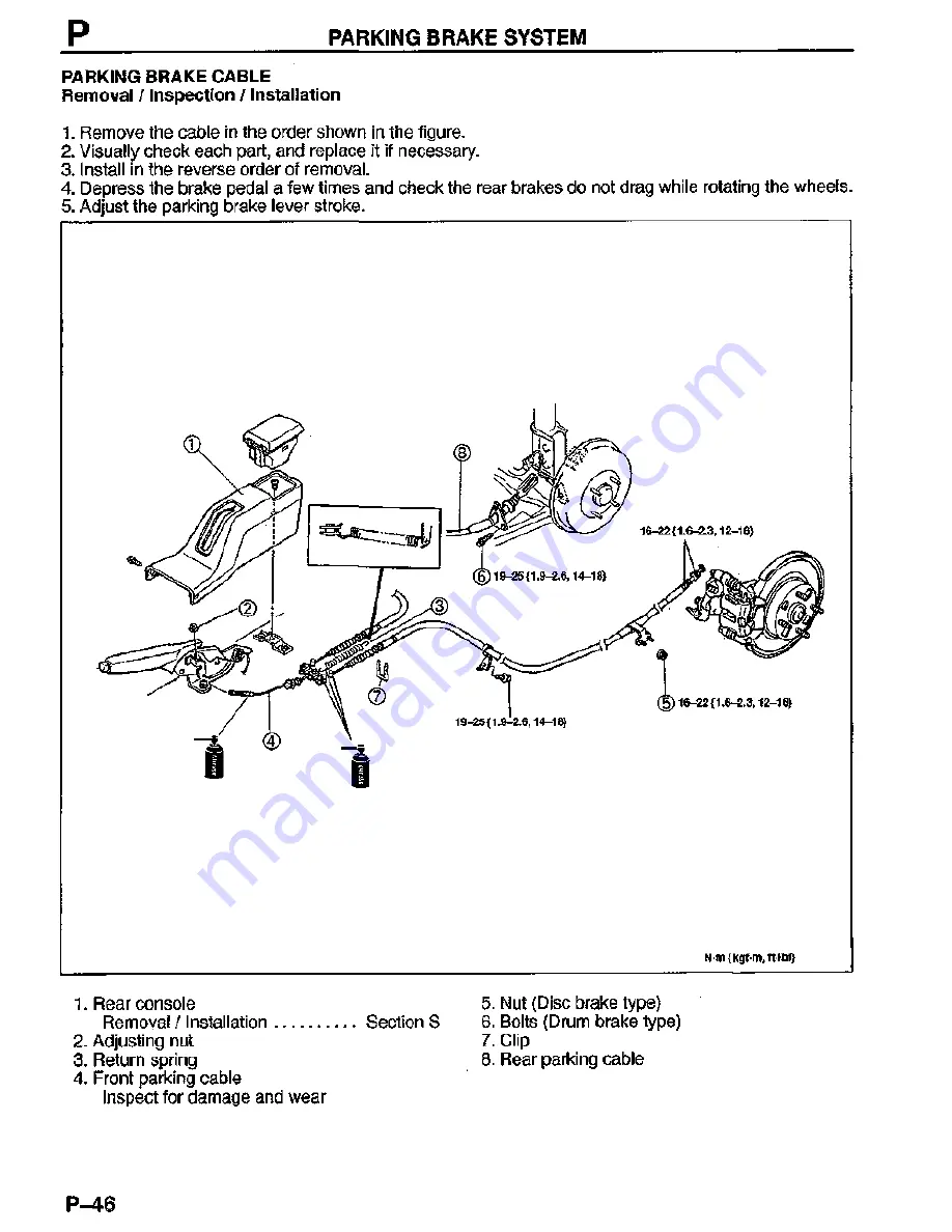 Mazda MX-3 1995 Скачать руководство пользователя страница 594