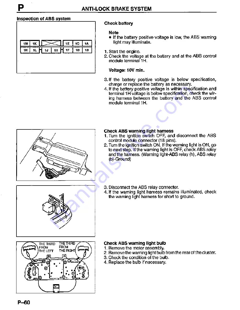 Mazda MX-3 1995 Workshop Manual Download Page 608