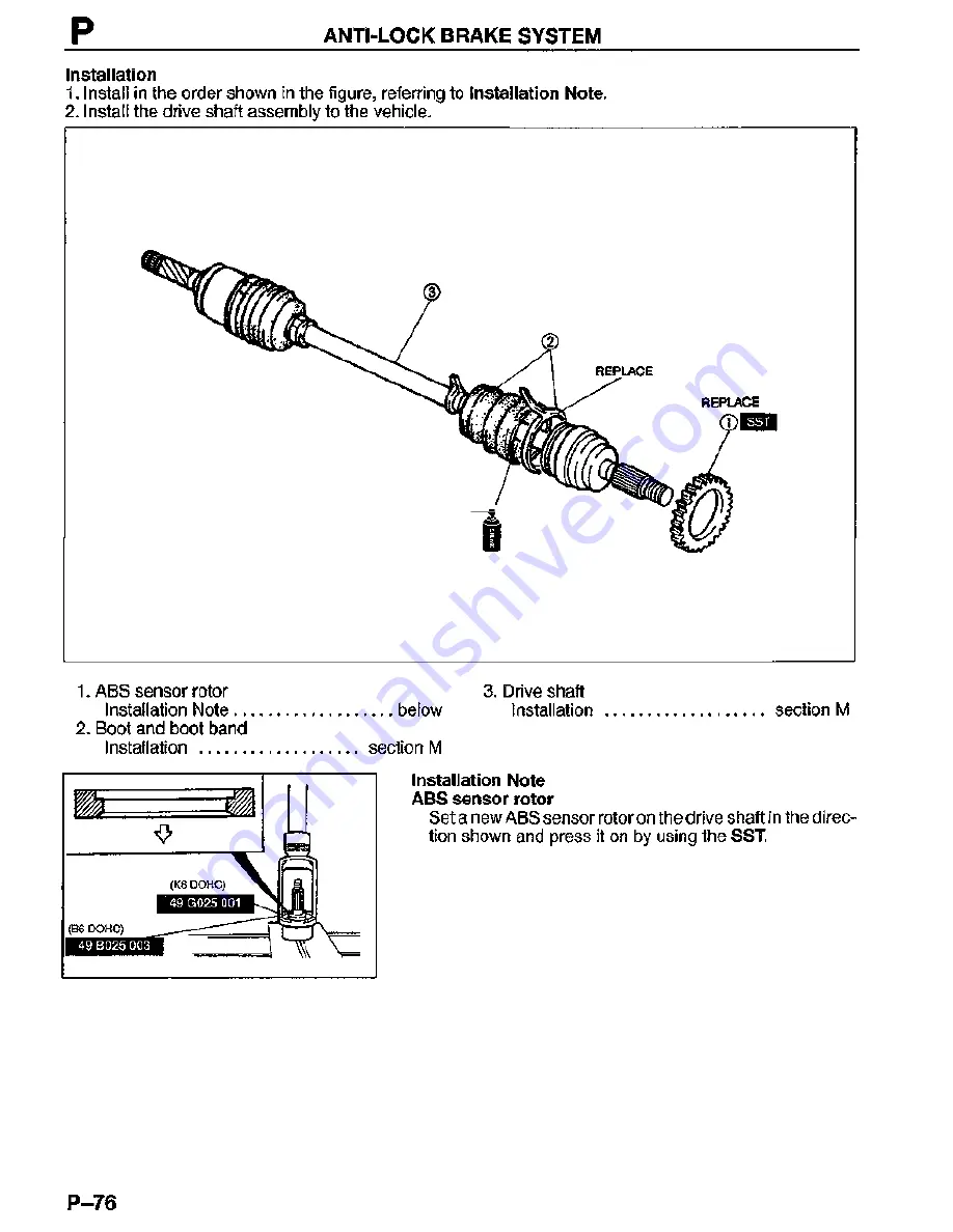 Mazda MX-3 1995 Скачать руководство пользователя страница 624