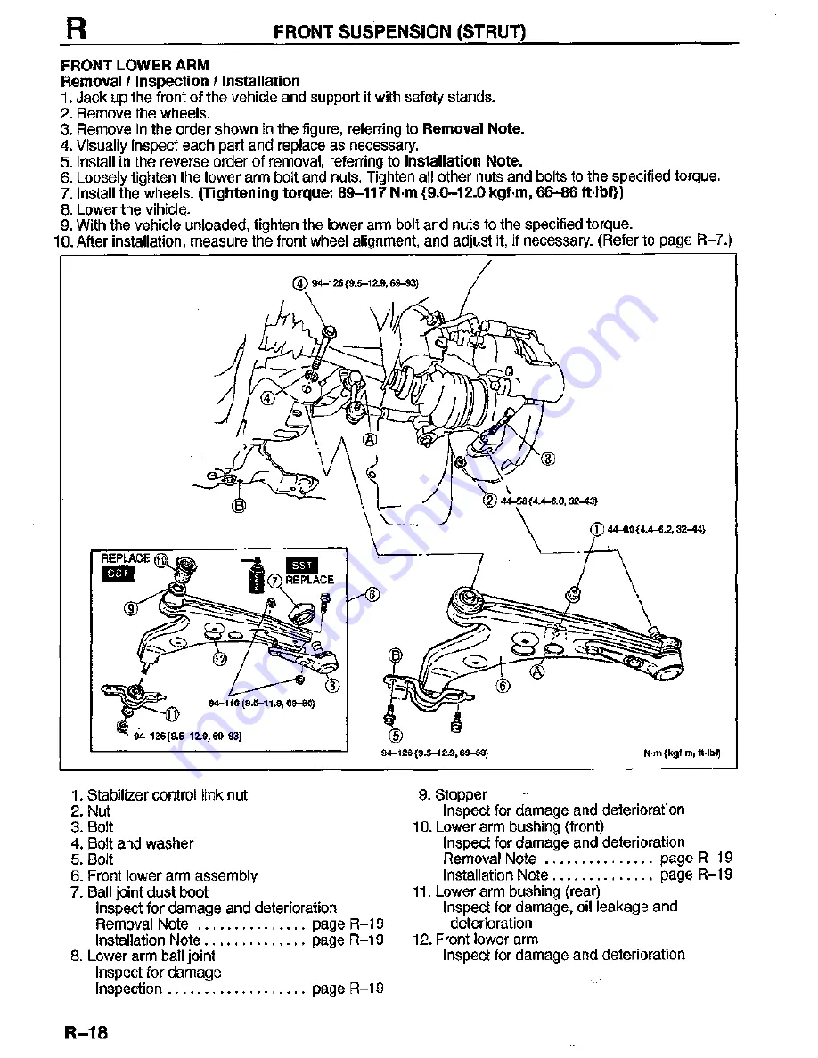 Mazda MX-3 1995 Скачать руководство пользователя страница 651