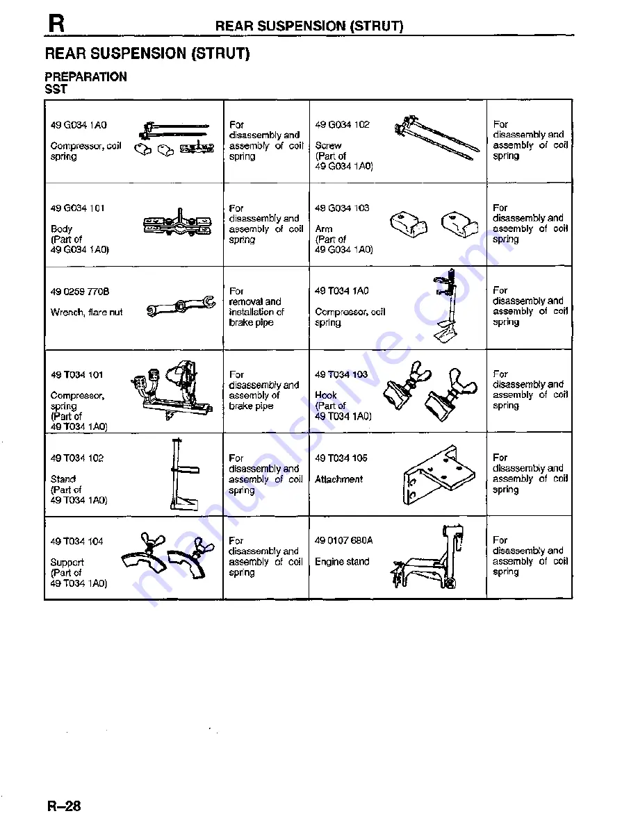 Mazda MX-3 1995 Workshop Manual Download Page 661