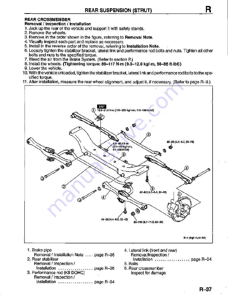 Mazda MX-3 1995 Скачать руководство пользователя страница 670