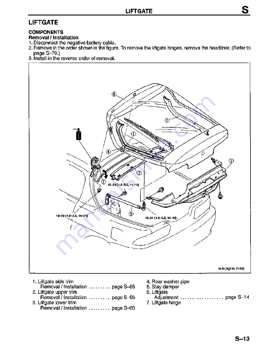 Mazda MX-3 1995 Скачать руководство пользователя страница 684