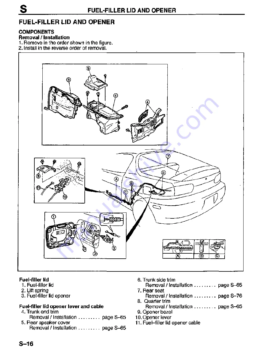 Mazda MX-3 1995 Скачать руководство пользователя страница 687