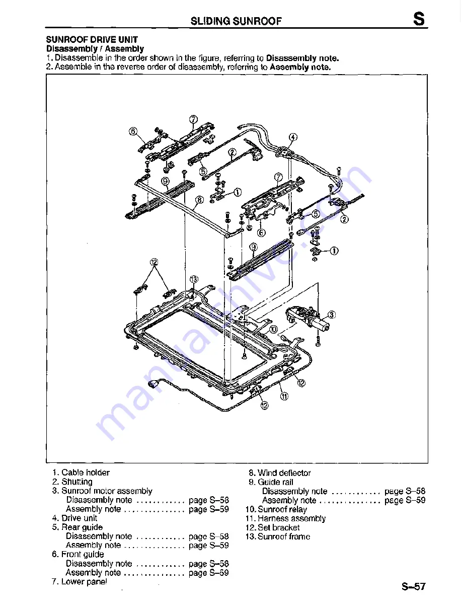 Mazda MX-3 1995 Workshop Manual Download Page 728