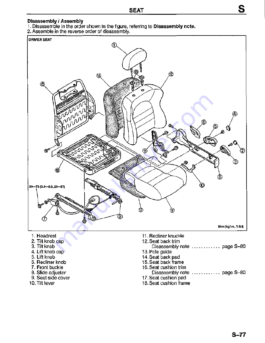 Mazda MX-3 1995 Workshop Manual Download Page 748