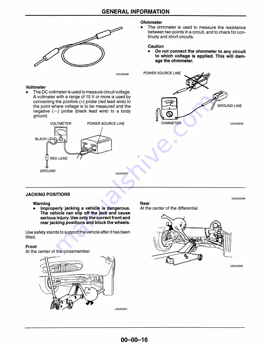 Mazda MX-5 Miata 1997 Workshop Manual Download Page 22