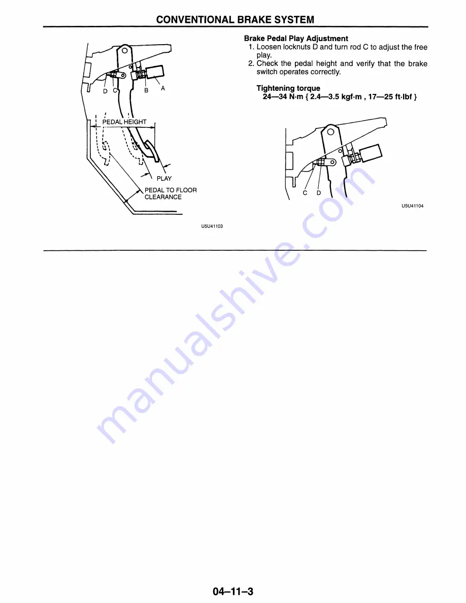 Mazda MX-5 Miata 1997 Workshop Manual Download Page 309