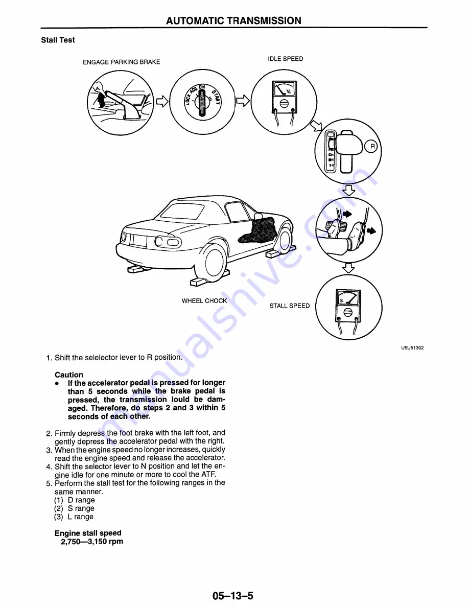 Mazda MX-5 Miata 1997 Workshop Manual Download Page 399