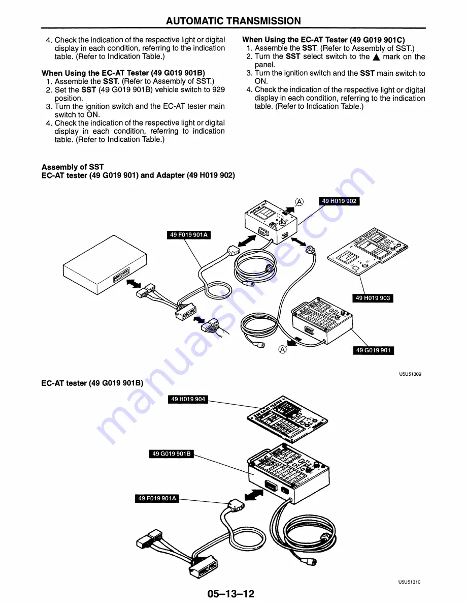 Mazda MX-5 Miata 1997 Workshop Manual Download Page 406