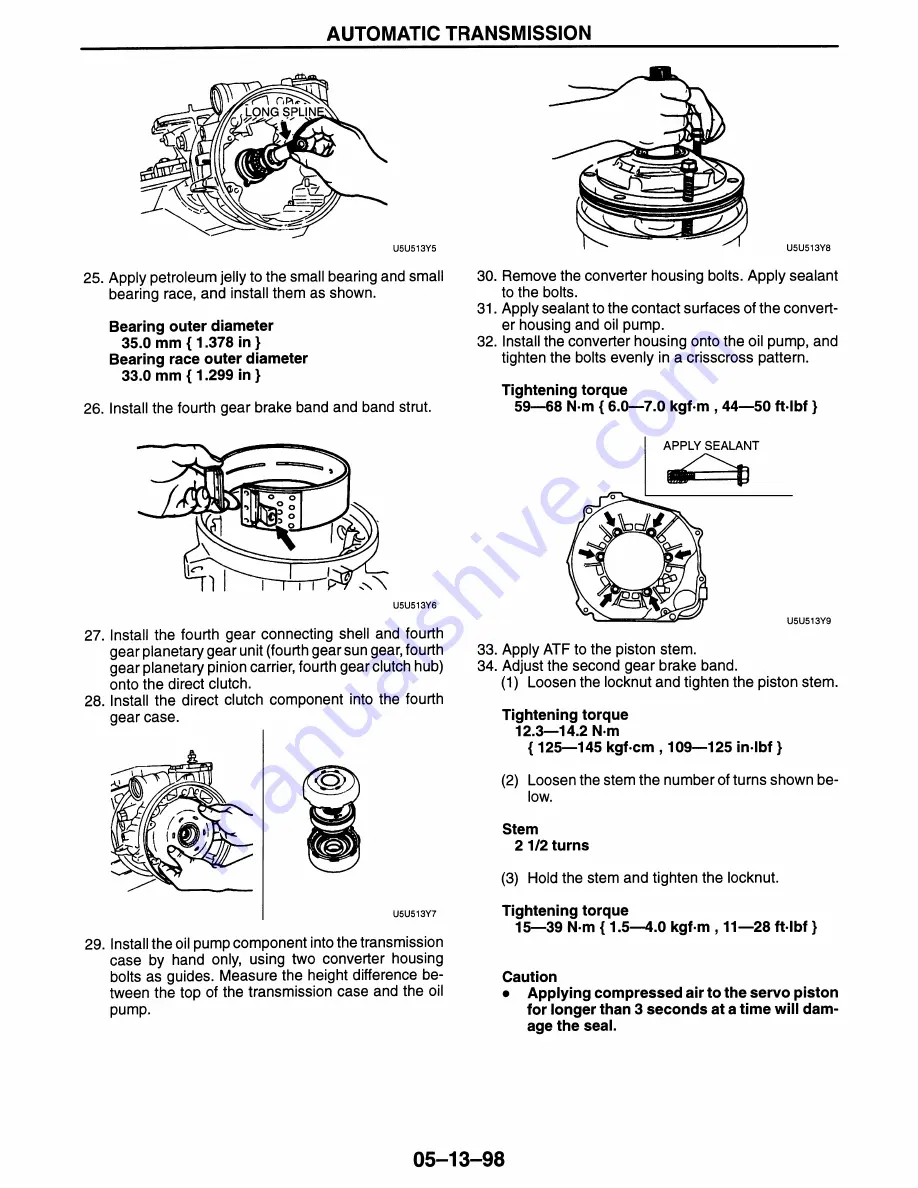 Mazda MX-5 Miata 1997 Workshop Manual Download Page 492