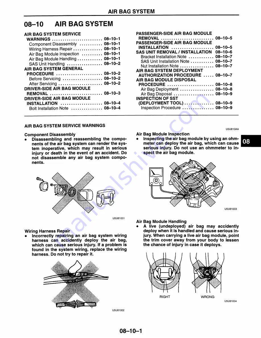 Mazda MX-5 Miata 1997 Скачать руководство пользователя страница 591