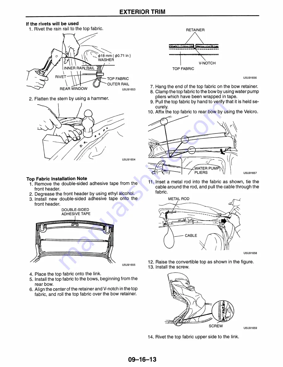 Mazda MX-5 Miata 1997 Workshop Manual Download Page 659