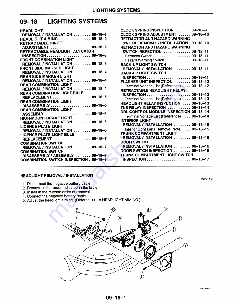 Mazda MX-5 Miata 1997 Скачать руководство пользователя страница 677