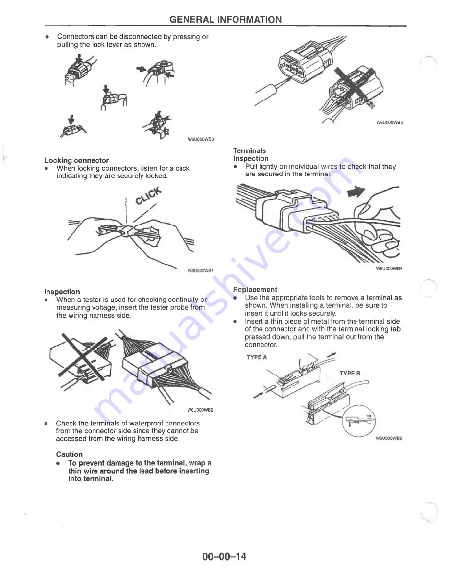 Mazda MX-6 1998 Workshop Manual Download Page 16