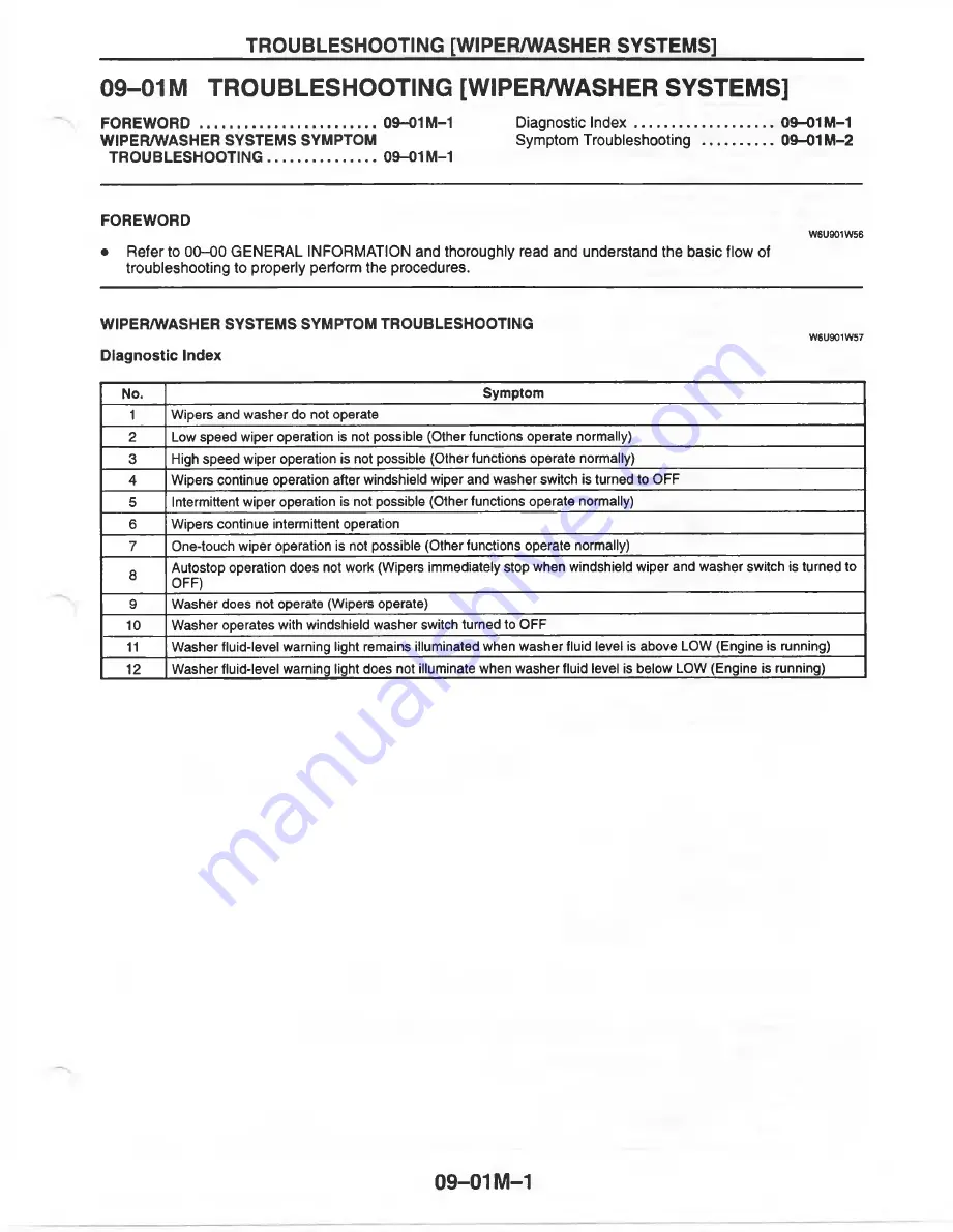 Mazda MX-6 1998 Скачать руководство пользователя страница 1077