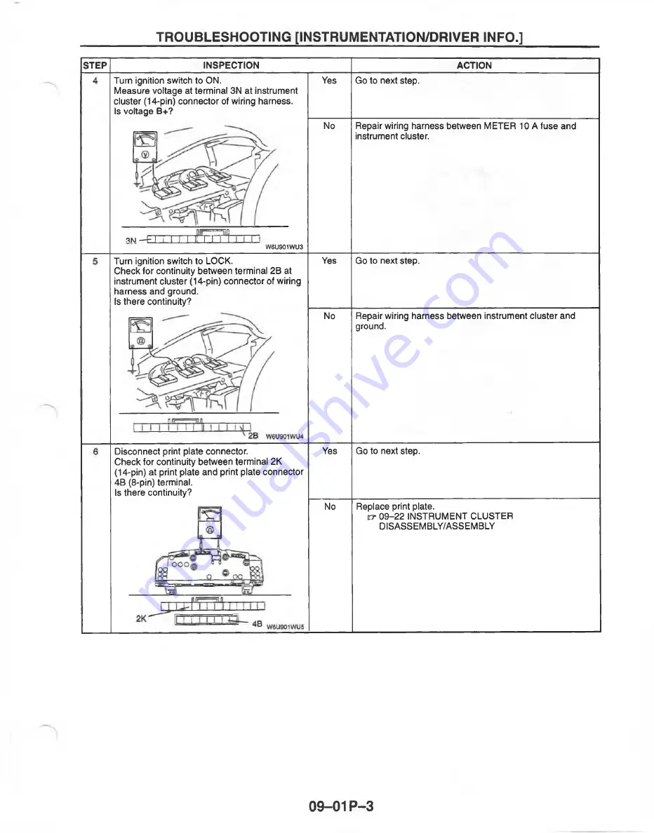 Mazda MX-6 1998 Workshop Manual Download Page 1099