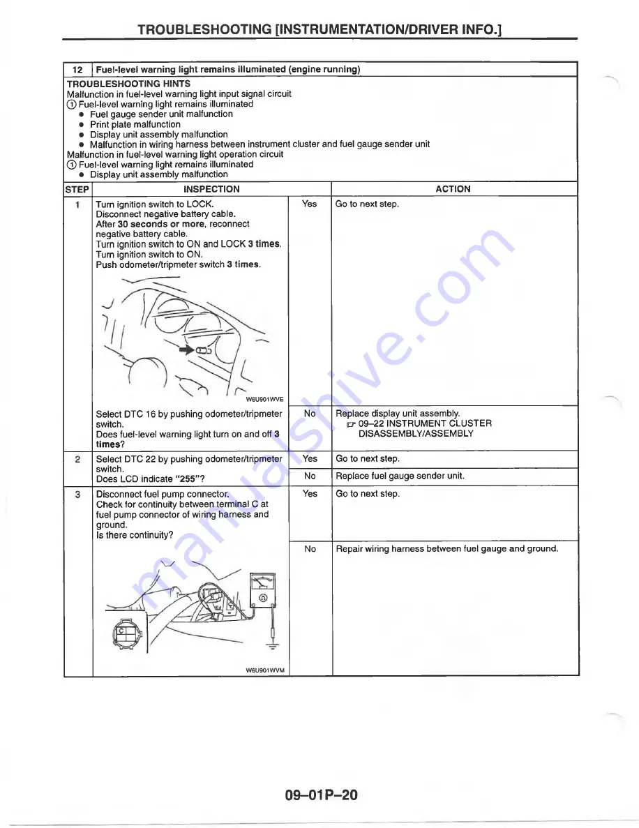 Mazda MX-6 1998 Workshop Manual Download Page 1116