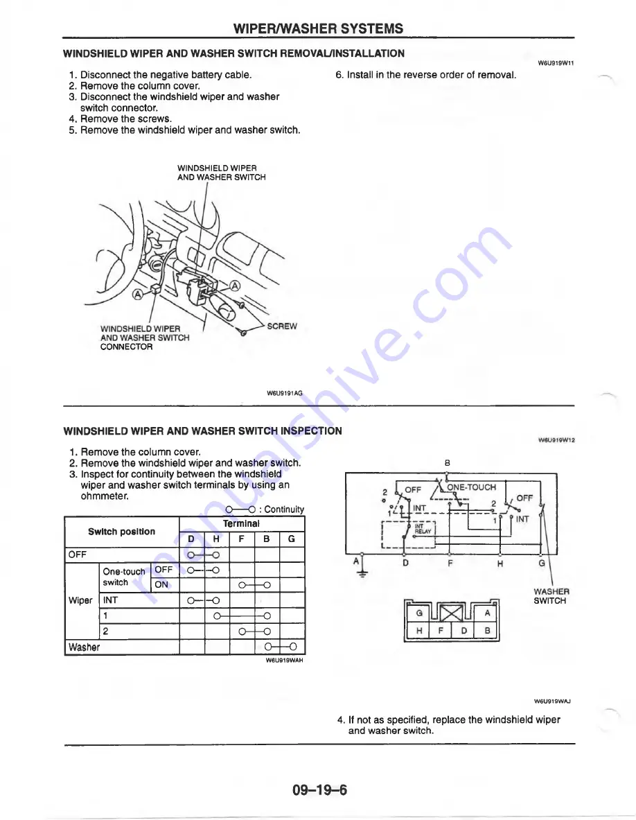 Mazda MX-6 1998 Скачать руководство пользователя страница 1244