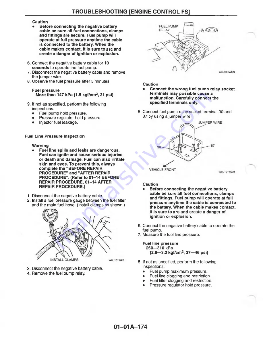 Mazda MX-6 1998 Скачать руководство пользователя страница 202