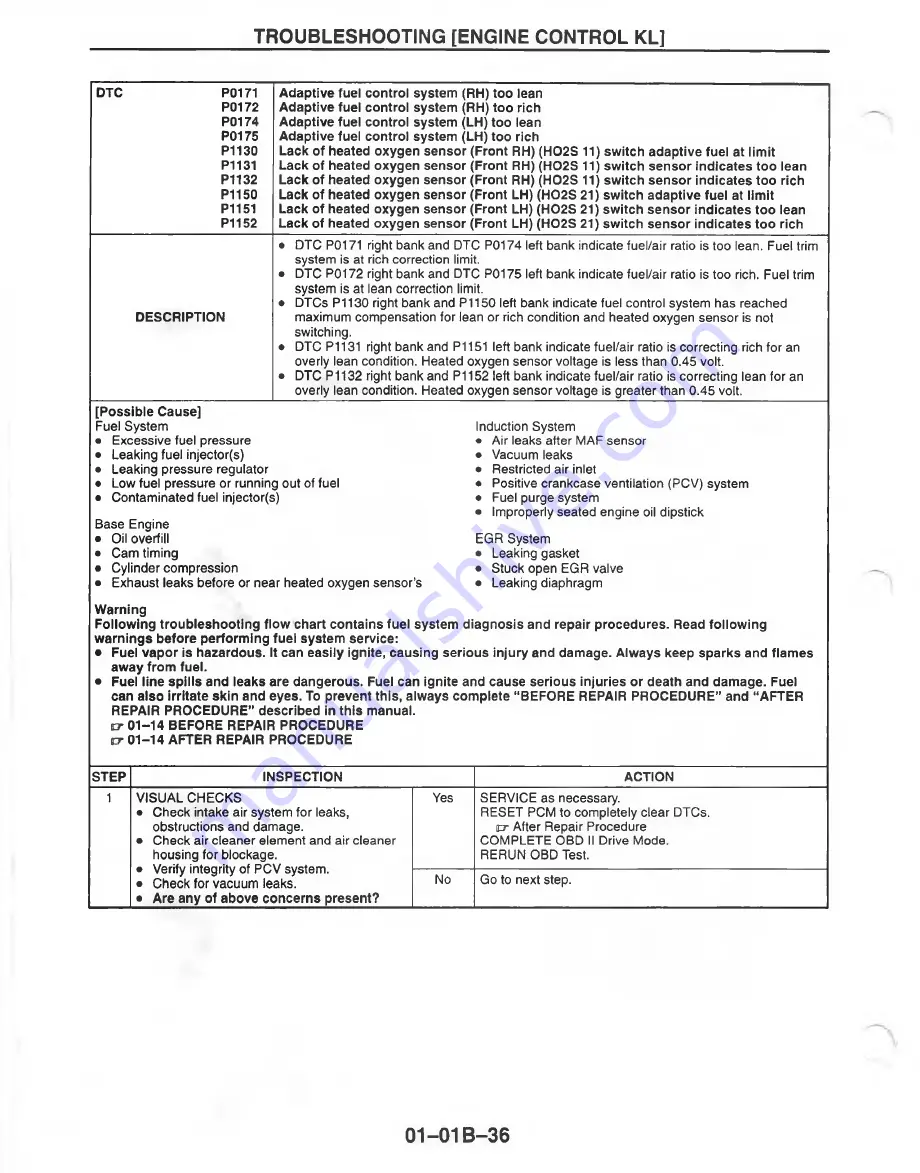 Mazda MX-6 1998 Workshop Manual Download Page 242