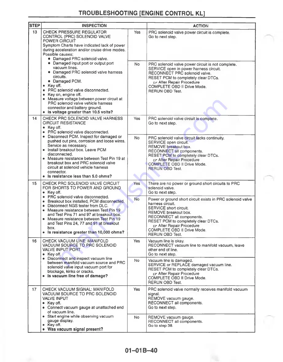 Mazda MX-6 1998 Workshop Manual Download Page 246