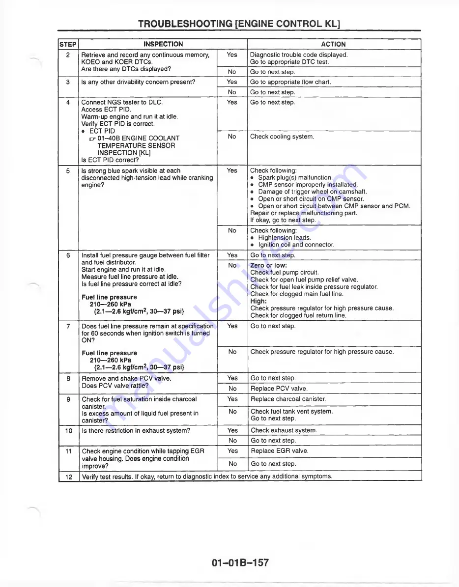 Mazda MX-6 1998 Workshop Manual Download Page 363