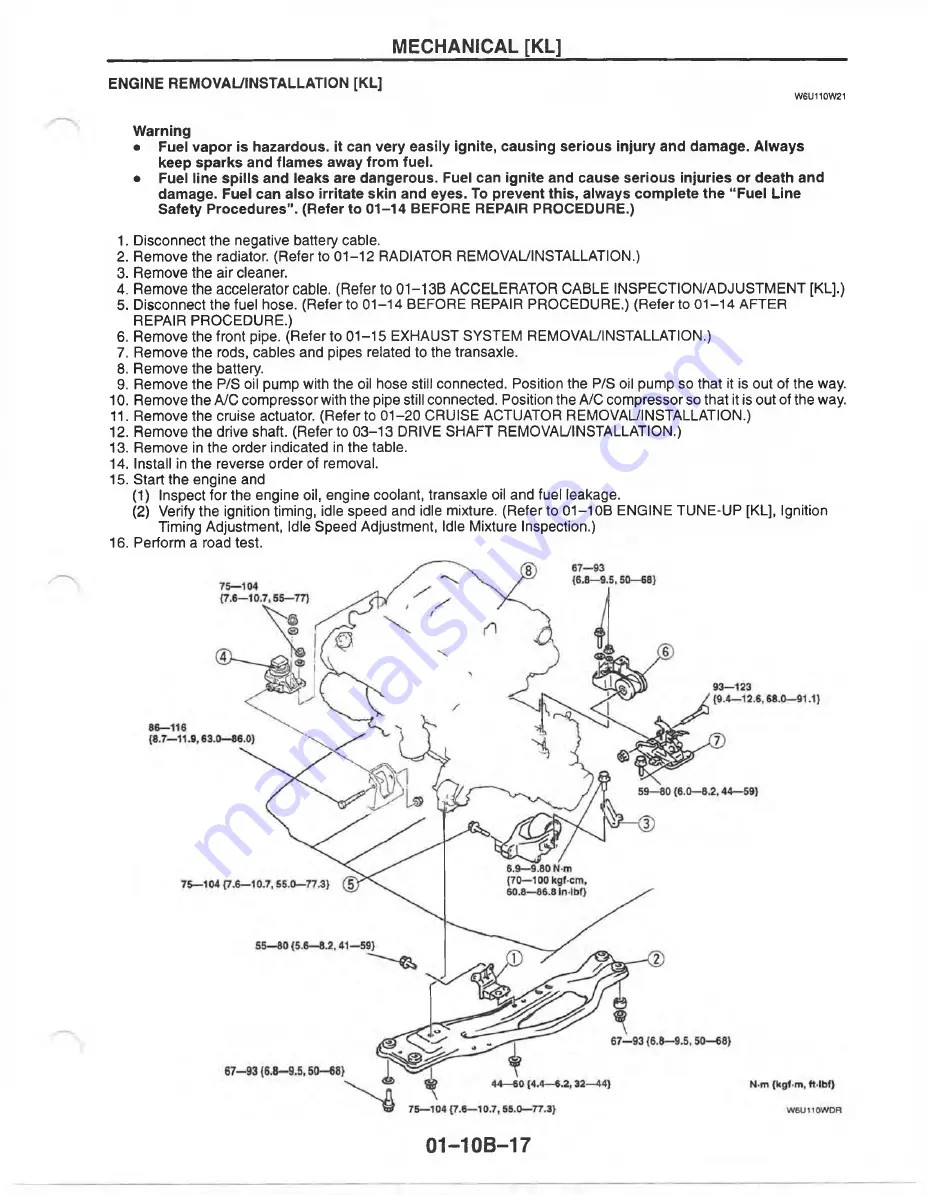 Mazda MX-6 1998 Скачать руководство пользователя страница 438