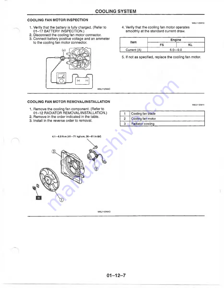 Mazda MX-6 1998 Workshop Manual Download Page 453