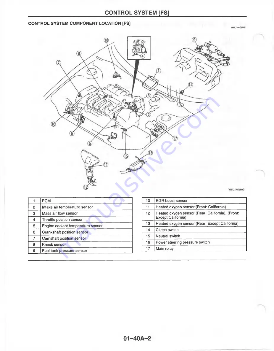 Mazda MX-6 1998 Workshop Manual Download Page 507