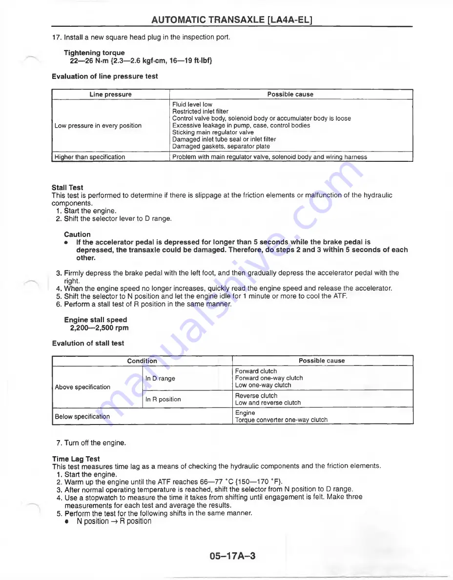 Mazda MX-6 1998 Workshop Manual Download Page 808