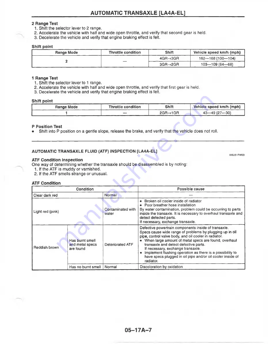 Mazda MX-6 1998 Workshop Manual Download Page 812