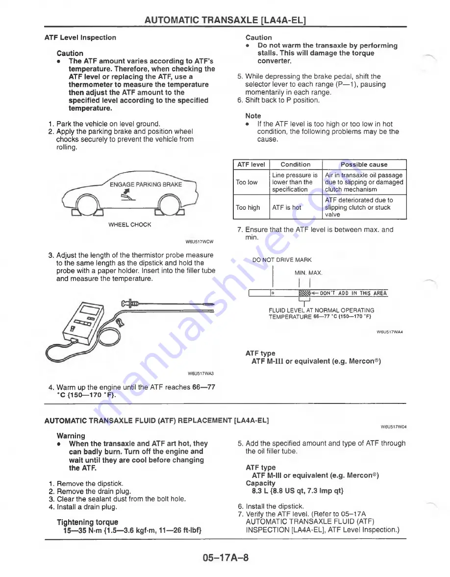 Mazda MX-6 1998 Скачать руководство пользователя страница 813