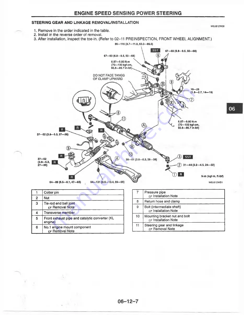 Mazda MX-6 1998 Скачать руководство пользователя страница 889