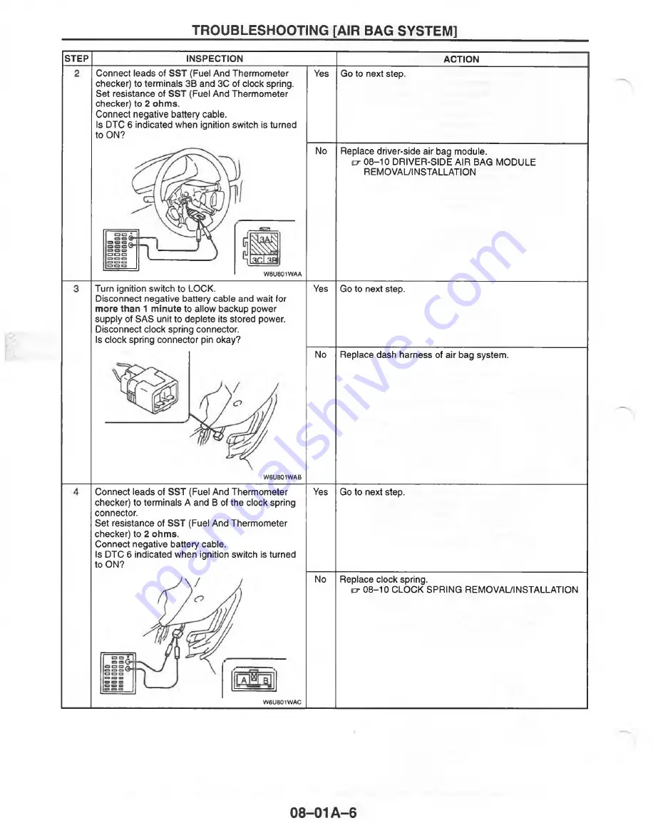 Mazda MX-6 1998 Workshop Manual Download Page 956