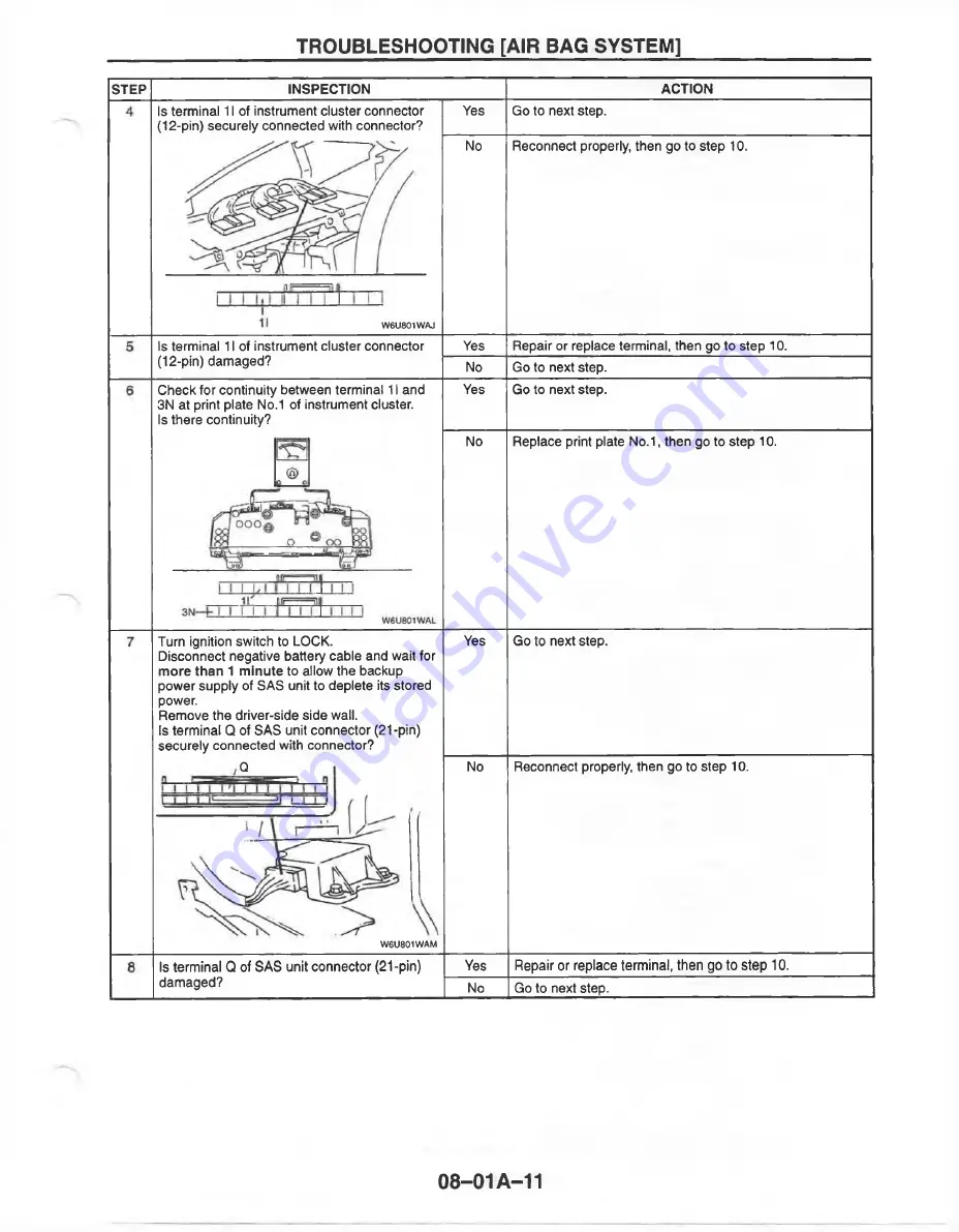 Mazda MX-6 1998 Workshop Manual Download Page 961