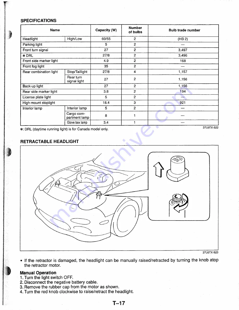 Mazda RX-7 1993 Скачать руководство пользователя страница 322