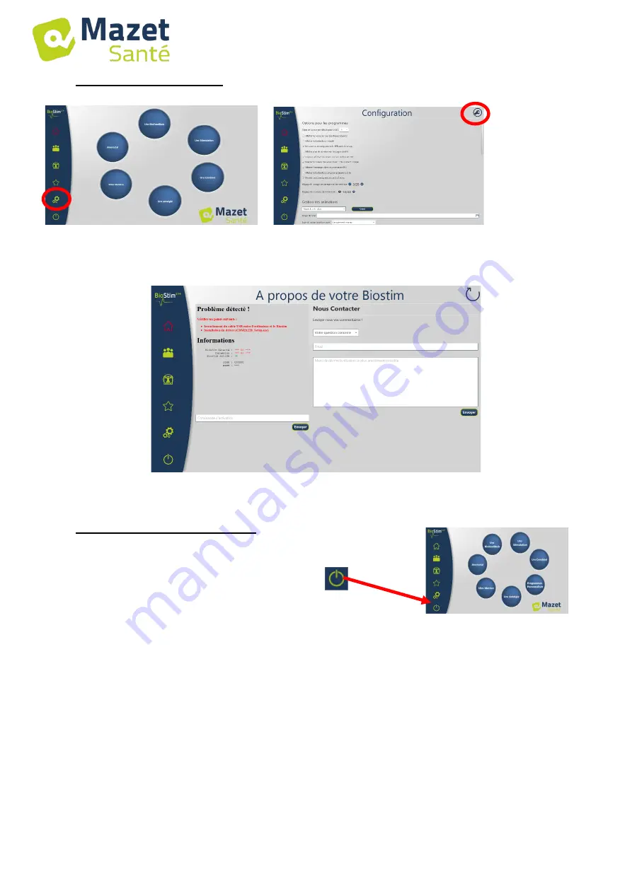 Mazet Sante Biostim 1.0 User Manual Download Page 19