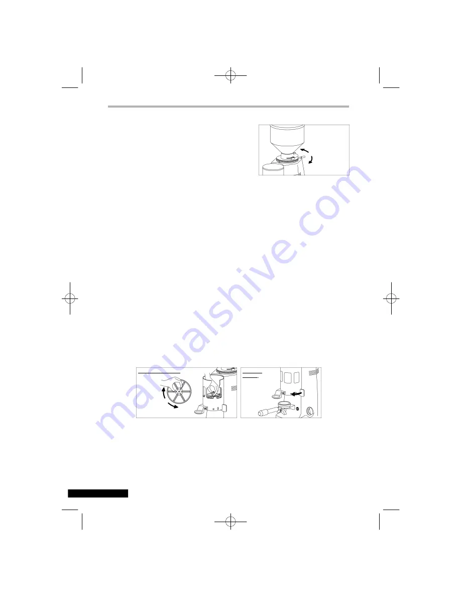 Mazzer Electronic GRINDER-DOSER Stard User Manual Download Page 6