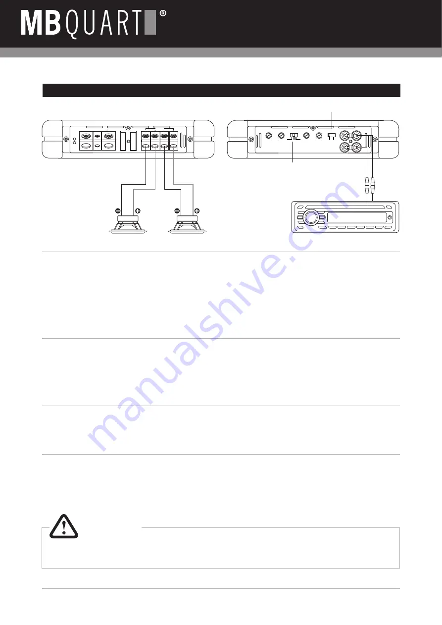 MB QUART MB QUART Nano NSC 2100 Installation Manual Download Page 7