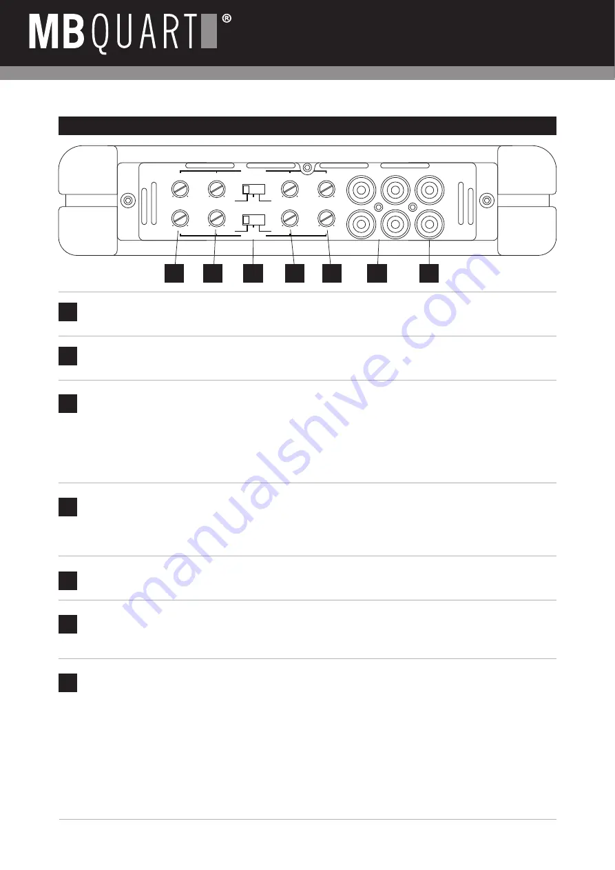 MB QUART MB QUART Nano NSC 2100 Installation Manual Download Page 9