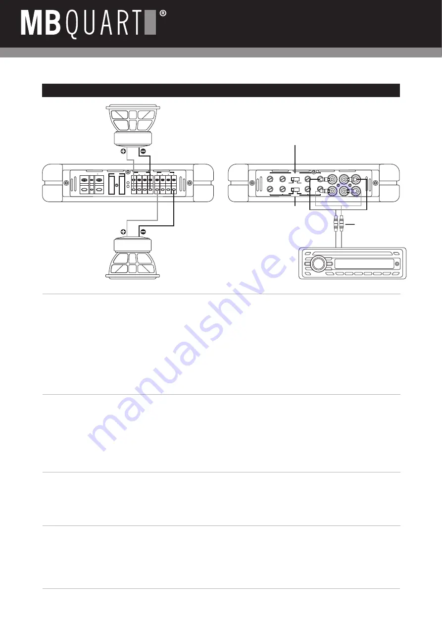 MB QUART MB QUART Nano NSC 2100 Installation Manual Download Page 11