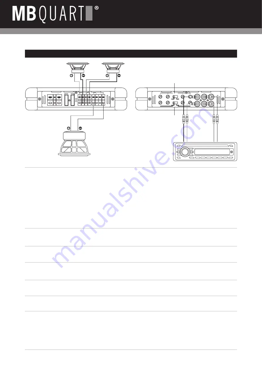 MB QUART MB QUART Nano NSC 2100 Installation Manual Download Page 12