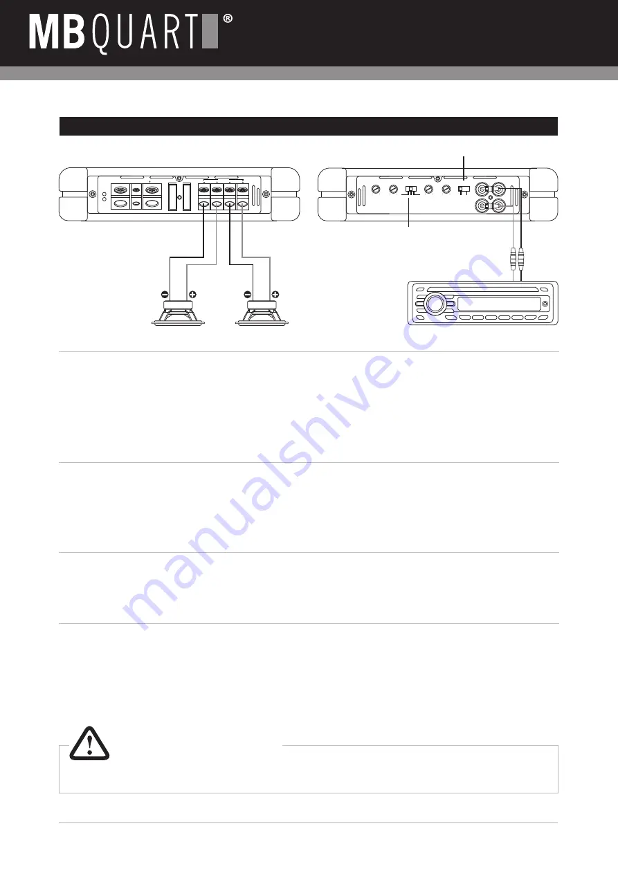 MB QUART MB QUART Nano NSC 2100 Installation Manual Download Page 22