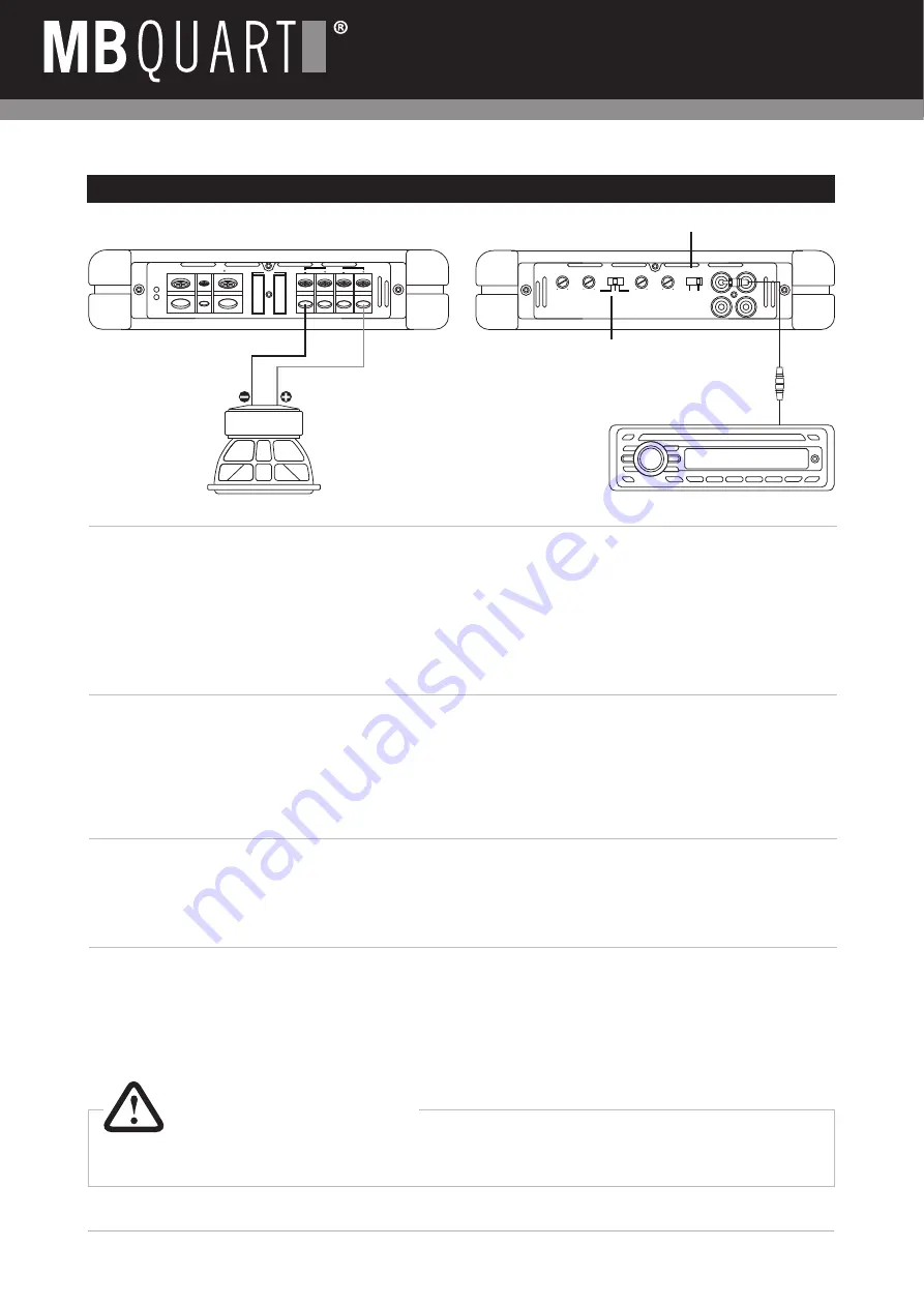 MB QUART MB QUART Nano NSC 2100 Installation Manual Download Page 23