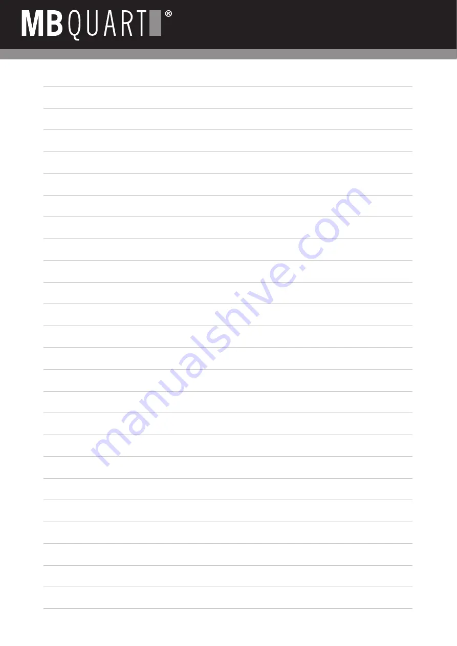 MB QUART MB QUART Nano NSC 2100 Installation Manual Download Page 28