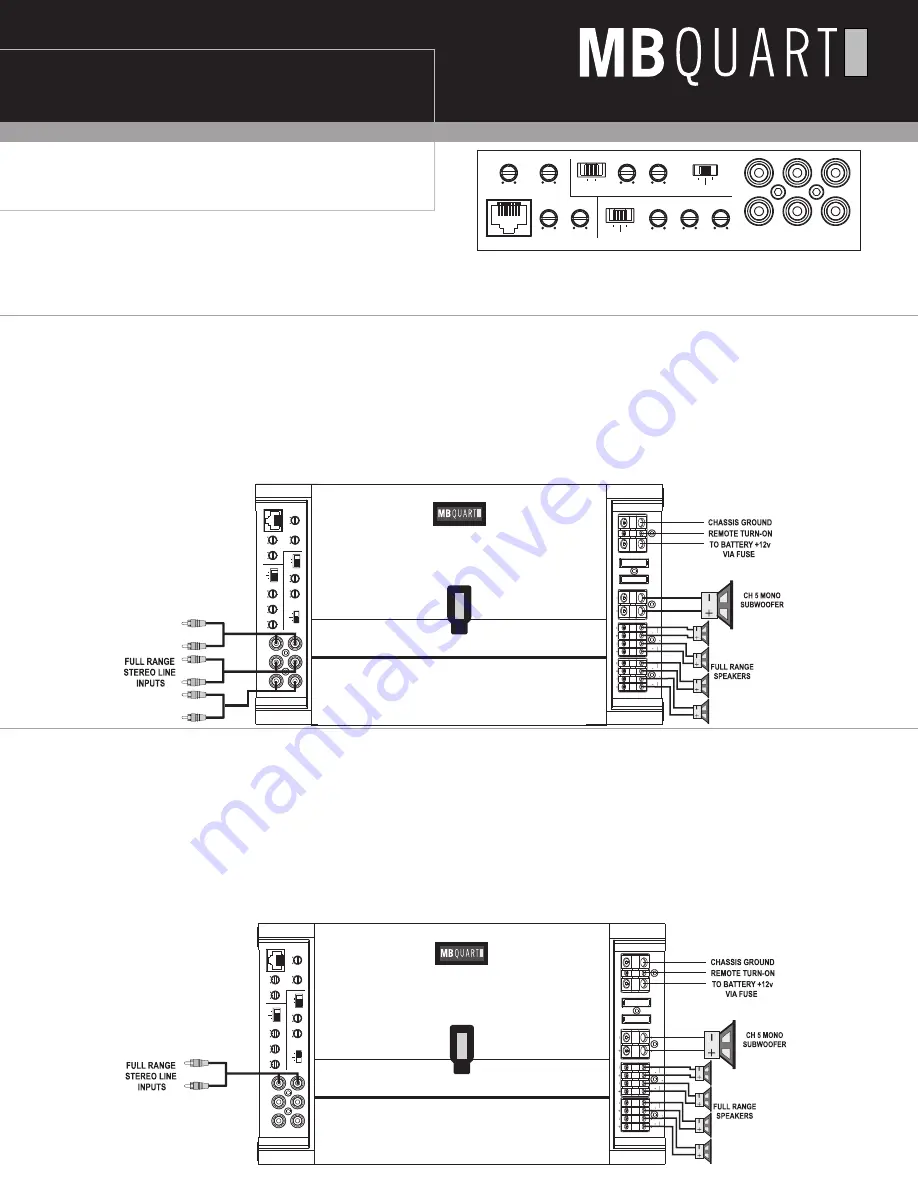 MB QUART MYKRO RM1000.1 Installation Manual Download Page 7