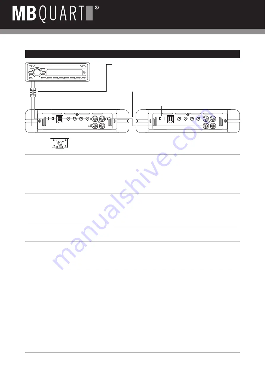 MB QUART NANO NSC750 Installation Manual Download Page 8