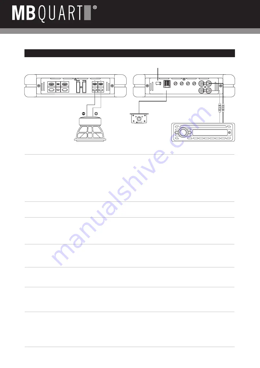 MB QUART NANO NSC750 Installation Manual Download Page 18