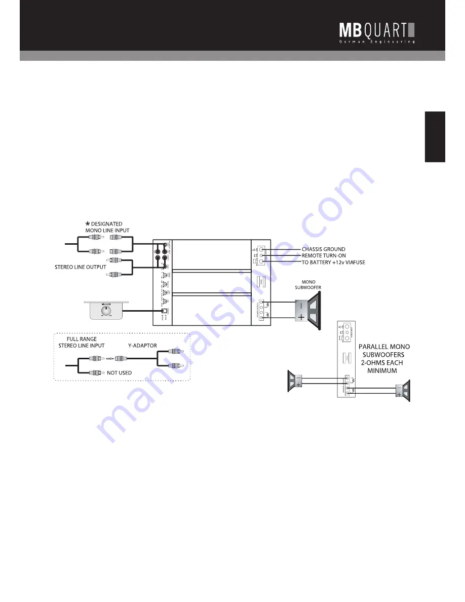 MB QUART PAB 1200.1 D Скачать руководство пользователя страница 13